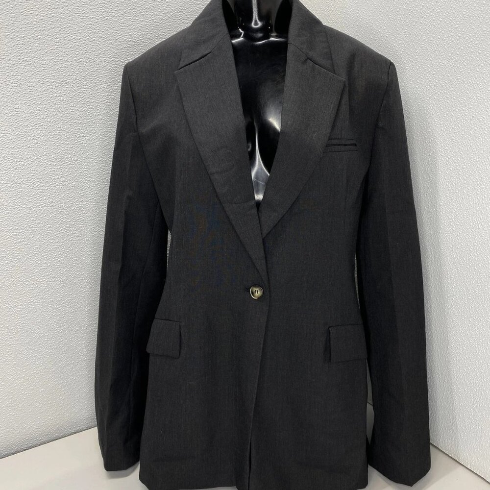 Nanushka Women’s “Zeva” Tailored Oversized Single-Breasted Blazer